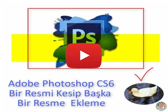 Adobe Photoshop CS6 ile Bir Resmi Kesip Başka Bir Resme Ekleme