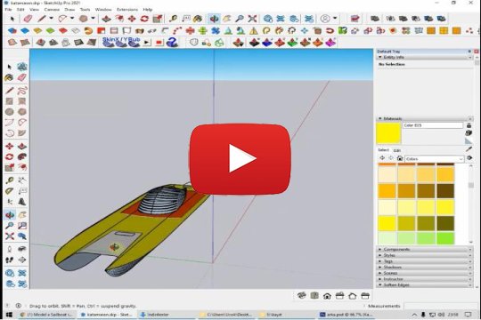 Katamaran Sürat Teknesi Modelleme